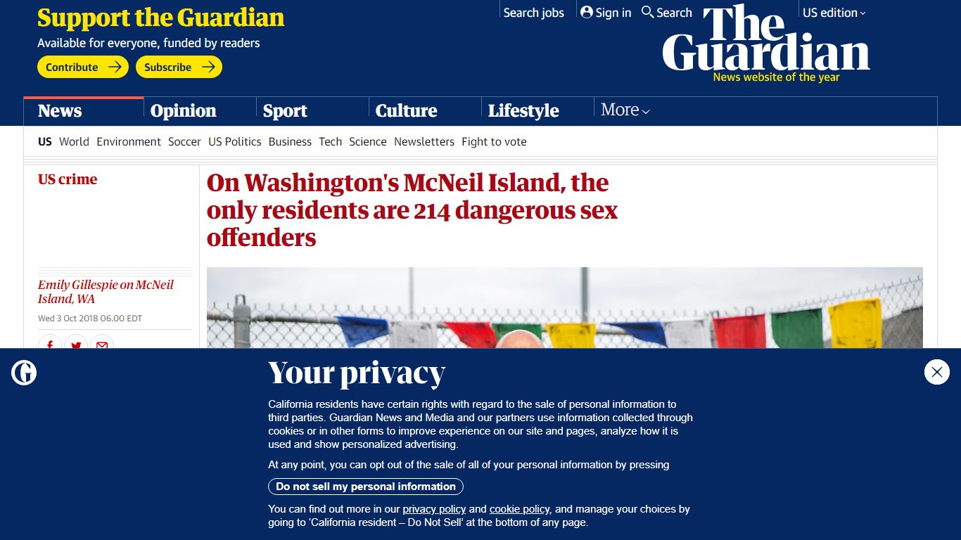 On Washington's McNeil Island, the only residents are 214 dangerous sex ...